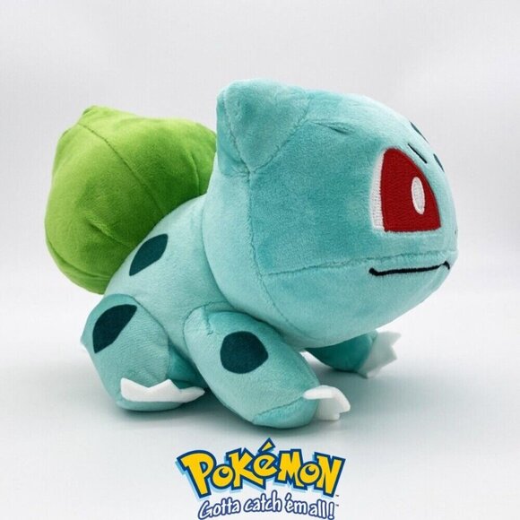 NEW Pokemon Bulbasaur Plush AOGER Doll Toy Kids Authentic 20cm Official Licensed - Picture 4 of 10